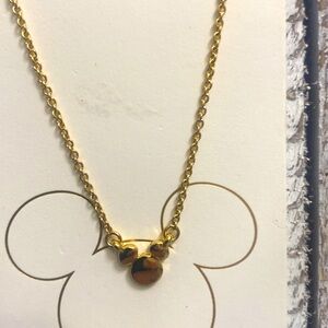 Mickey Mouse Gold Plated Necklace